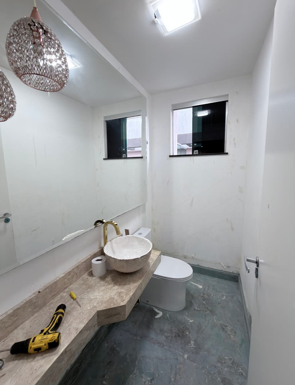 Lavabo — antes